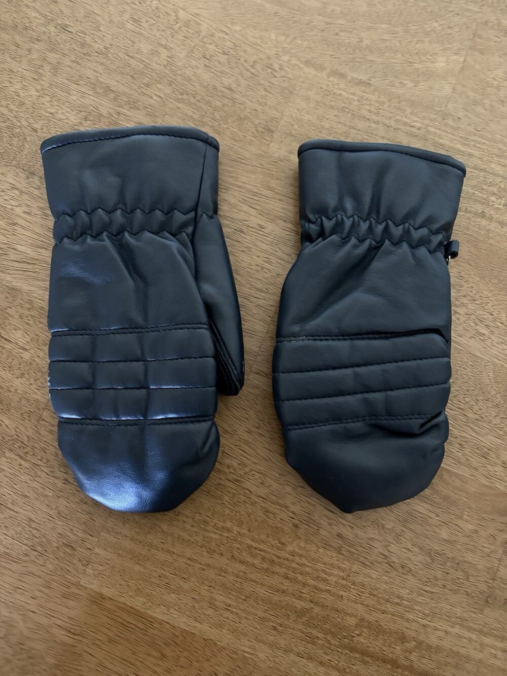 Obermeyer Women's Mittens Medium Navy Blue Ski Snowboard Winter Fleece Lined